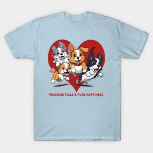 wagging tails and pure happiness Dog T-Shirt